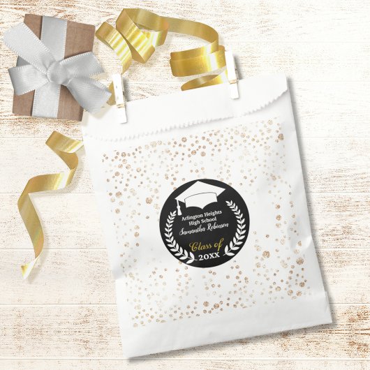White Cap and Laurel Graduation Party  フェイバーバッグ