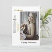 White Cap Graduation Photo  案内状 (スタンド正面)