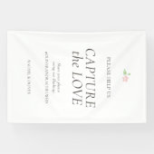 White | Capture the Love Wedding  横断幕 (横)