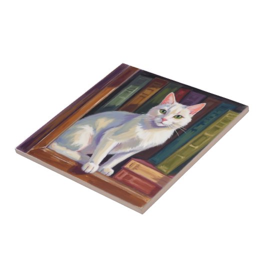 White Cat Drawing タイル (側面)