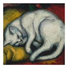 White Cat, Franz Marcポスター ポスター