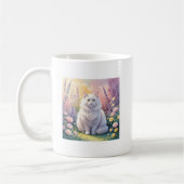 White Cat Mug – You Are Safe Here コーヒーマグカップ (左)
