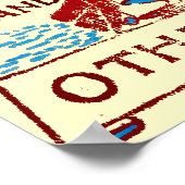 White Cat Print ポスター (角)