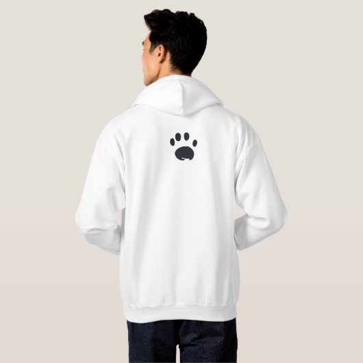 White Cat Sweatshirt パーカ (裏面フル)