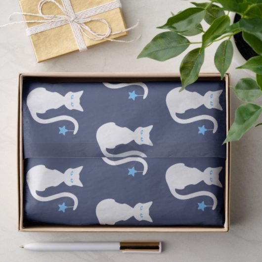 White Cat Tissue Paper 薄葉紙 (ギフト)