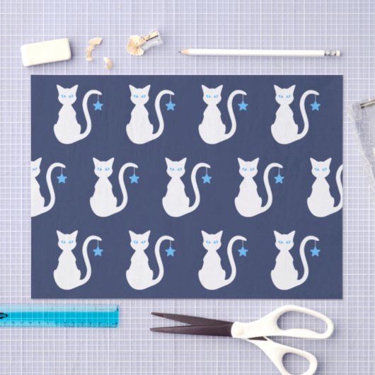 White Cat Tissue Paper 薄葉紙 (クラフト)