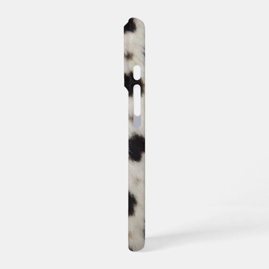 white cheetah iPhone 16 Pro Max Case iPhoneケース (左側面)