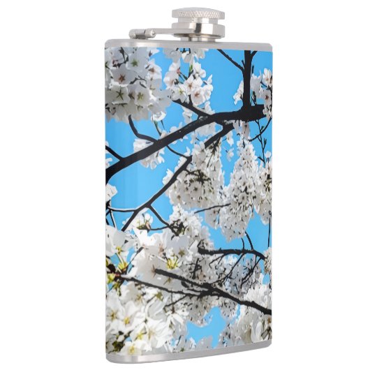 White Cherry Blossom Flask フラスク (右)