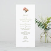 White | Chic Rose Wedding  メニュー (スタンド正面)