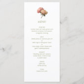 White | Chic Rose Wedding  メニュー (正面)