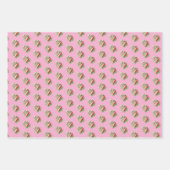 White Chocolate-Covered Strawberry ラッピングペーパーシート (正面)