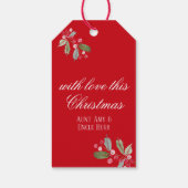 White Christmas Angel ギフトタグ (裏面)