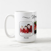 White Christmas Family Mug コーヒーマグカップ (左)