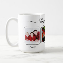 White Christmas Family Mug コーヒーマグカップ