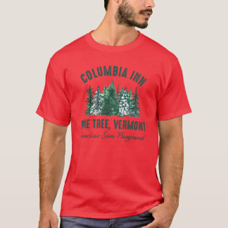 White Christmas Film Movie Columbia Inn Pineree Ve Tシャツ