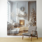 White Christmas Glow BackDrop タペストリー (インサイチュ)