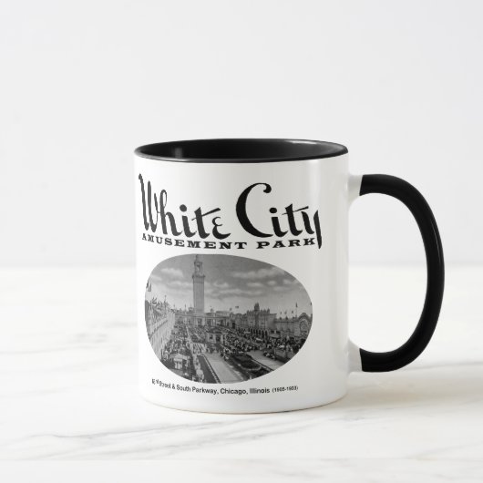 White City Amusement Park, Chicago, IL マグカップ (右)