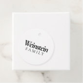 White Classic Family Name Purim フェイバータグ (インサイチュ)