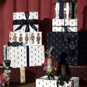 White classic nutcracker wrapping paper ラッピングペーパー