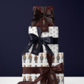 White classic nutcracker wrapping paper ラッピングペーパー