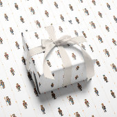 White classic nutcracker wrapping paper ラッピングペーパー