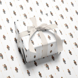 White classic nutcracker wrapping paper ラッピングペーパー