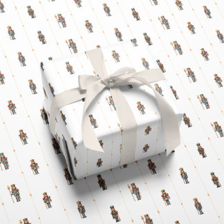 White classic nutcracker wrapping paper ラッピングペーパー