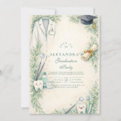 White Coat Dentist Graduation Celebration 招待状 (正面)