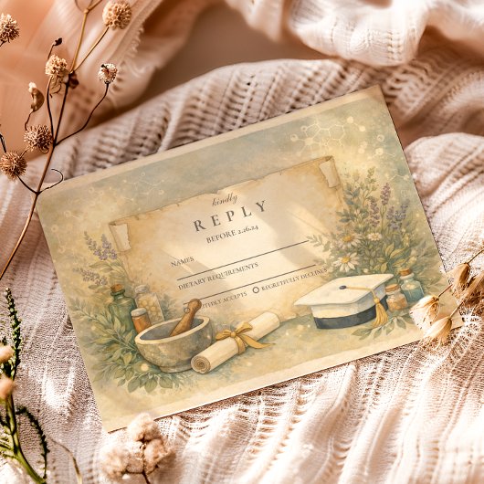 White Coat Pharmacy Graduation 出欠カード