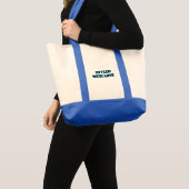 White colour tote bag for men and women トートバッグ (正面(商品))
