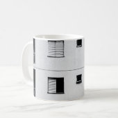 White concrete building コーヒーマグカップ (正面左)