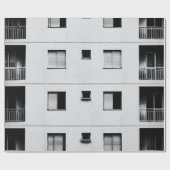 White concrete building ラッピングペーパー (フラット)