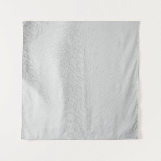White cotton texture fabric タペストリー (正面(横))