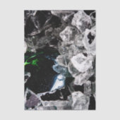 White Crystals in Black outer space 薄葉紙 (正面)