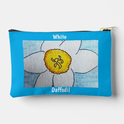 White Daffodil アクセサリーポーチ (裏面)