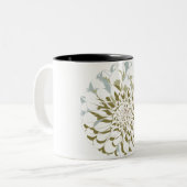 White Dahlia Coffee Mug ツートーンマグカップ (正面左)