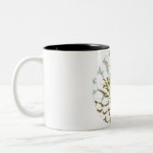 White Dahlia Coffee Mug ツートーンマグカップ (左)