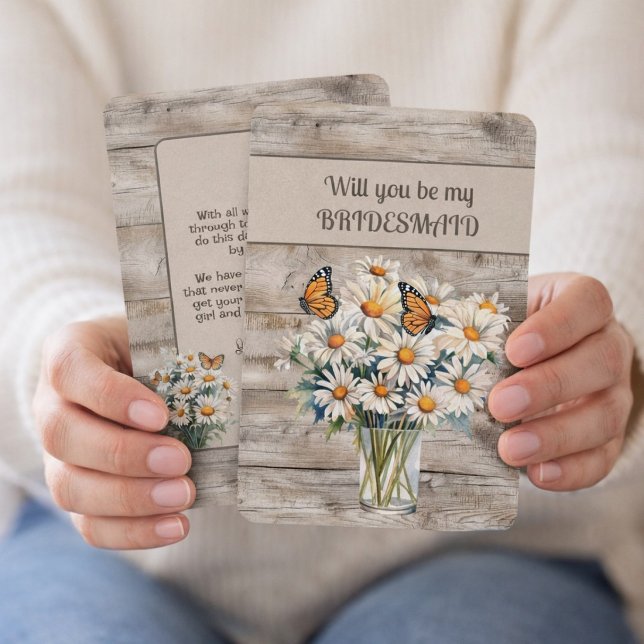 White Daisies and Monarch Butterflies Western (クリエイターアップロード済み)