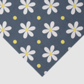 White Daisies Pattern Custom Background 薄葉紙 (詳細)
