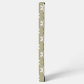 White Daisies Pattern Custom Background Samsung Galaxyケース (左側面)