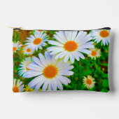 White Daisies Pouch アクセサリーポーチ (正面)