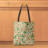 White Daisies Tote Bag トートバッグ