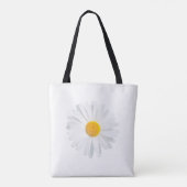white daisy tote bag トートバッグ (裏面)
