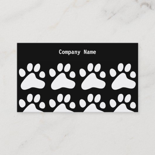 white Dog Paws、Company会社名 名刺 (正面)