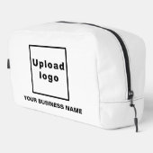 White Dopp Kitのビジネス名とロゴ ドップキット (右コーナー)