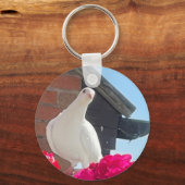 White Dove  キーホルダー (正面)