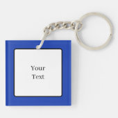 White Dove on Stained Glass キーホルダー (裏面)