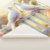 White Doves Cottage Garden シェルパブランケット (3/4)