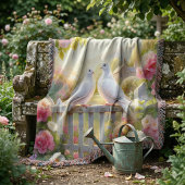 White Doves Cottage Garden スローブランケット