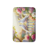 White Doves Cottage Garden バスマット (正面縦)